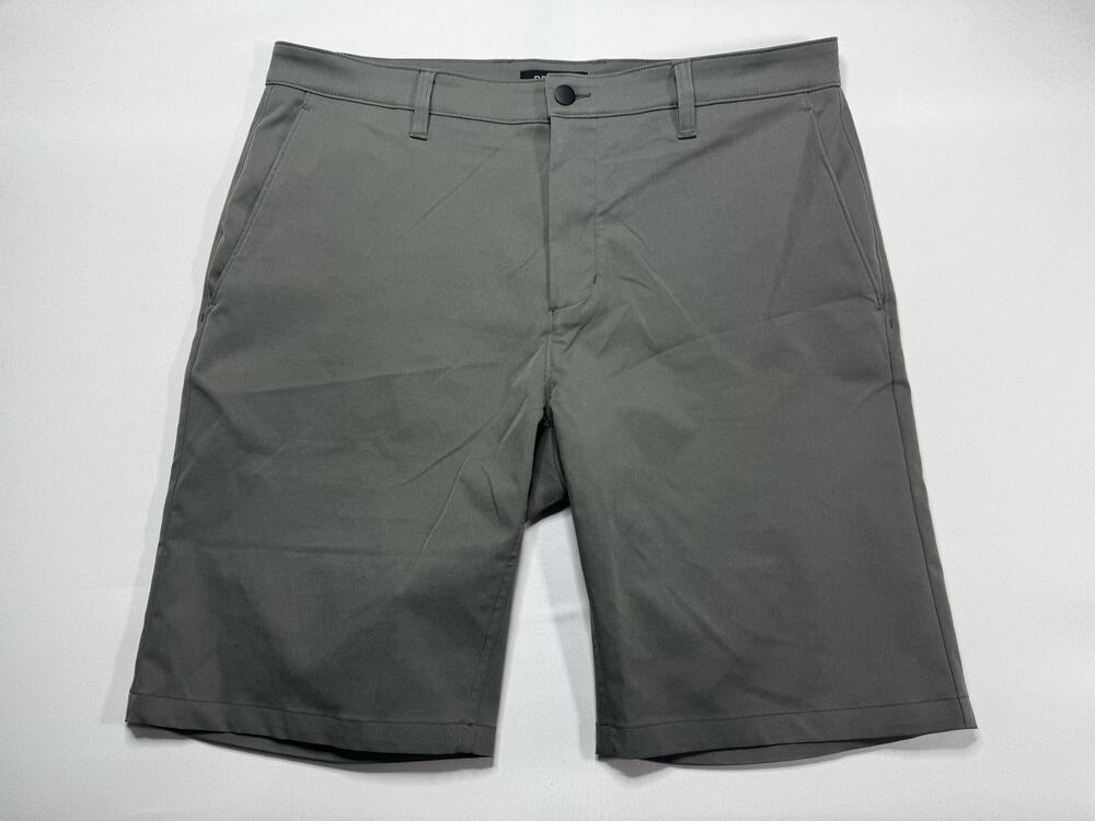 Proof Men's Gray Performance Travel Stretch Golf Chino Shorts - Size 36 (37x10)*